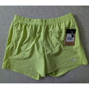 North Face Womens M Wander Shorts Sharp Green Neon Athletic Outdoors Hiking GORP